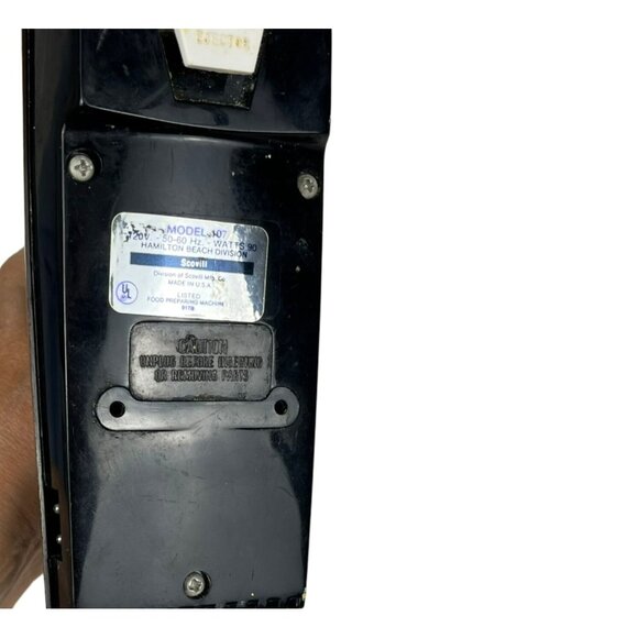 Vintage Hamilton Beach Retro Hand Mixer Model 107 Brown - Picture 9 of 9